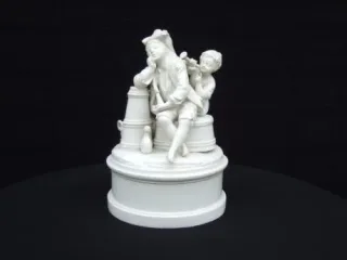 Niderviller "Le vigneron endormi" circa 1840