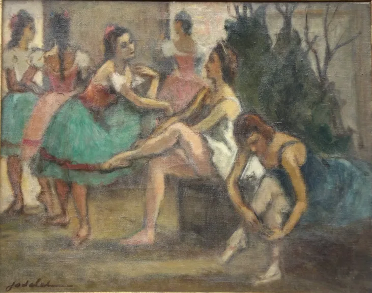 Charles Emmanuel JODELET (Augerans 1883 - Paris 1973 ) Ballet "Le baiser de la fée" Entracte.