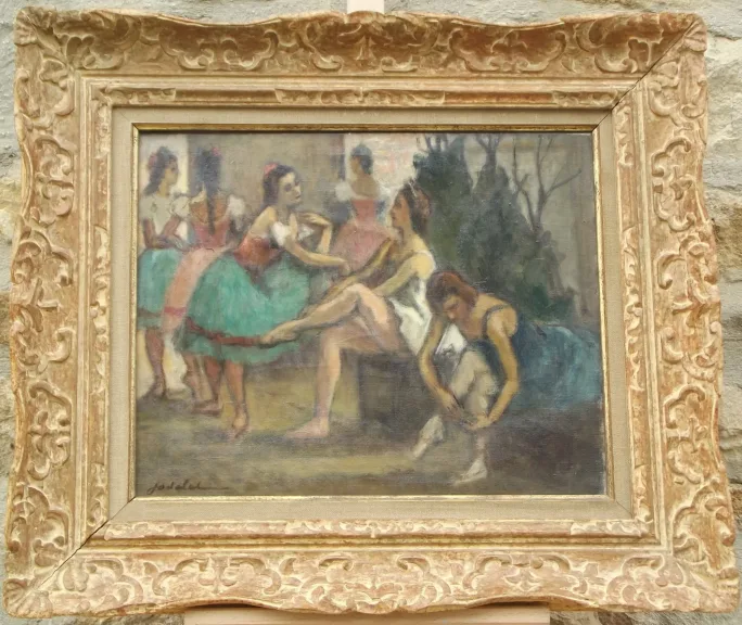 Charles Emmanuel JODELET (Augerans 1883 - Paris 1973 ) Ballet "Le baiser de la fée" Entracte.