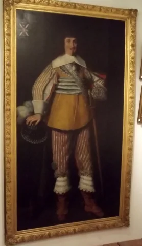 Grand Portrait de Seraing de Hollogne. Ecole Liégeoise XVIIème siècle