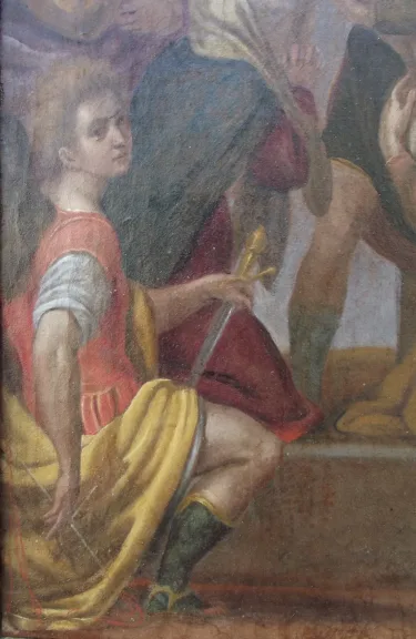 " Descente de croix "  Ecole de Prague XVIIème siècle.