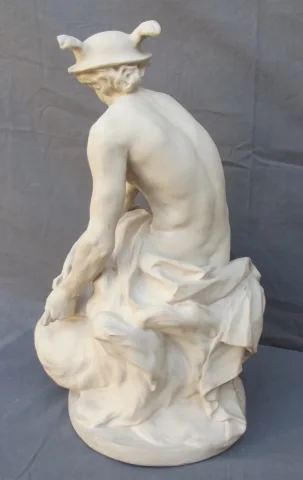 "Mercure attachant ses talonnières" d'après Jean-Baptiste PIGALLE (1714-1785) Edition MOUGIN Nancy 1906
