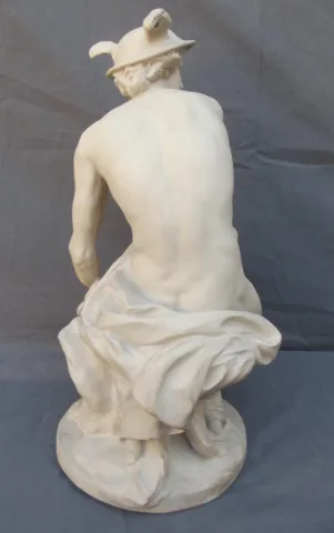 "Mercure attachant ses talonnières" d'après Jean-Baptiste PIGALLE (1714-1785) Edition MOUGIN Nancy 1906