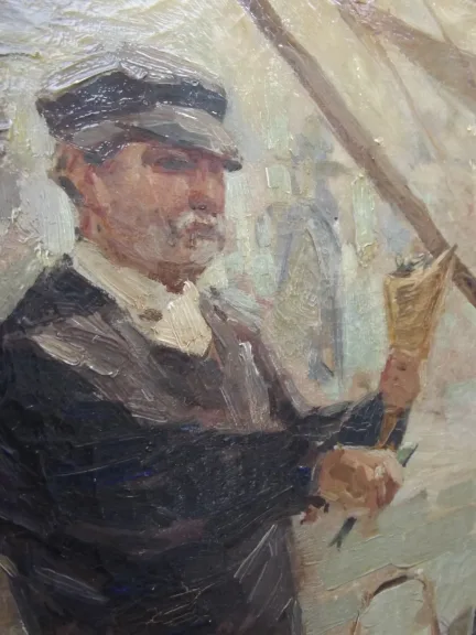 Gustavo PISANI - " Le marché aux poissons à Naples"