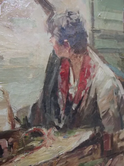 Gustavo PISANI - " Le marché aux poissons à Naples"