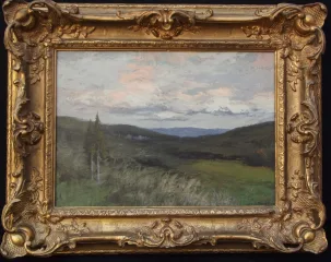 Emmanuel TEMPLEUX (1871-1957)  " Le soir, sur le Jura "