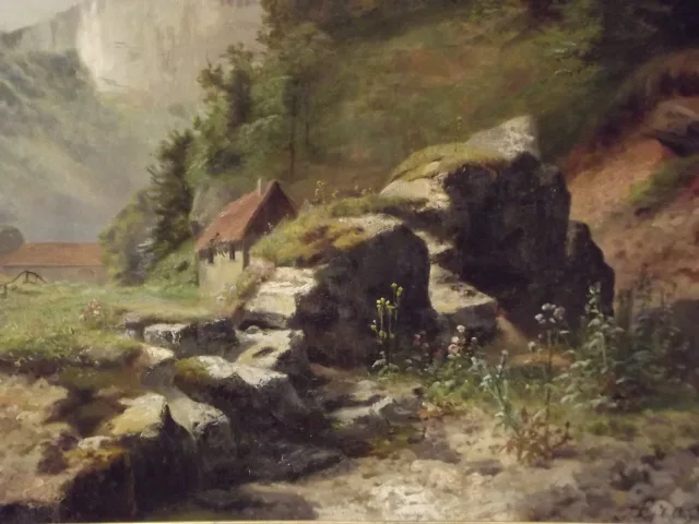 Achille GROS (Epeugney (Doubs) ?-1911) Ferme à Mouthier Haute-Pierre (Doubs)