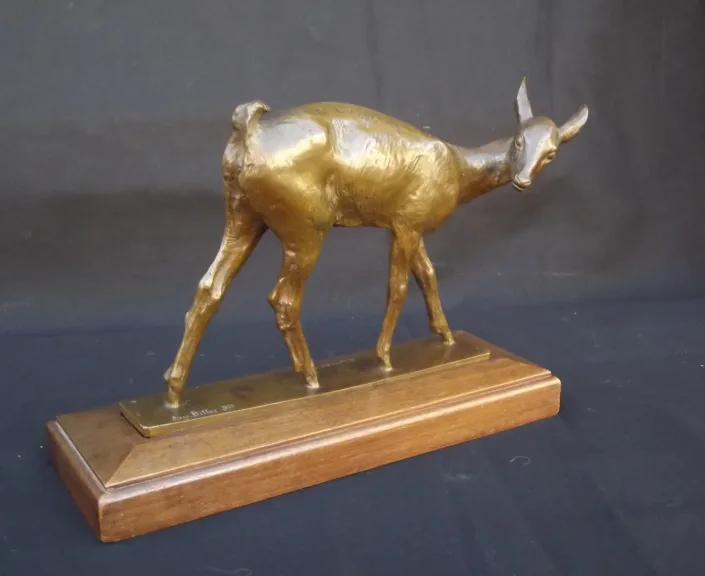 Ary BITTER (Marseille 1883 - Paris 1973) - Fawn - Bronze - Susse Frères