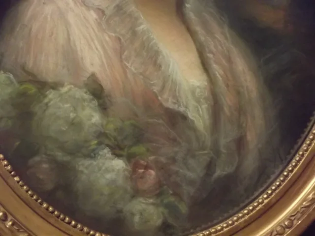 Gabrielle DEBILLEMONT-CHARDON (1860 Dijon-Parijs 1957) Portret van elegant-Pastel