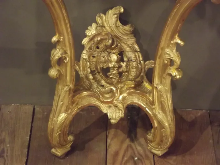 Rare Pair of Console applica giltwood Regency. (XVIII secolo)