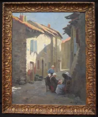 RenéLouis Aubert（La Loupe（Eure et Loire）1894  - 凡尔赛1977）“法国南部的乡村景观”1926
