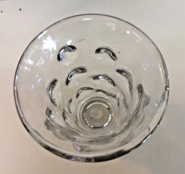 Vase en verre a pic année 60s70s
