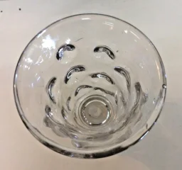 Vase en verre a pic année 60s70s