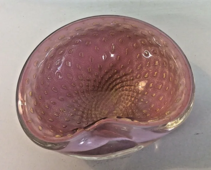 Vide poche en verre de Murano année 60s70s