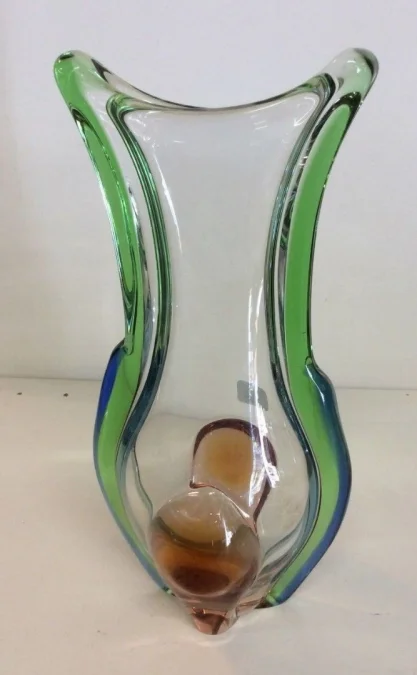 Vase en verre de Murano année 60s70s