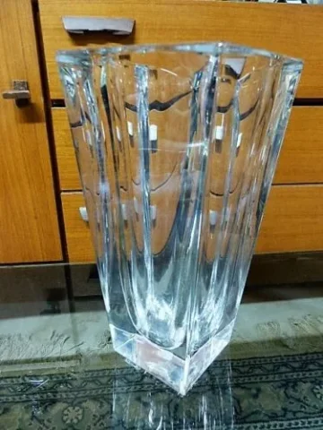 Vase en cristal année 60s