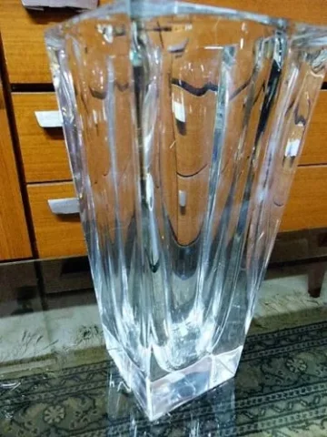 Vase en cristal année 60s