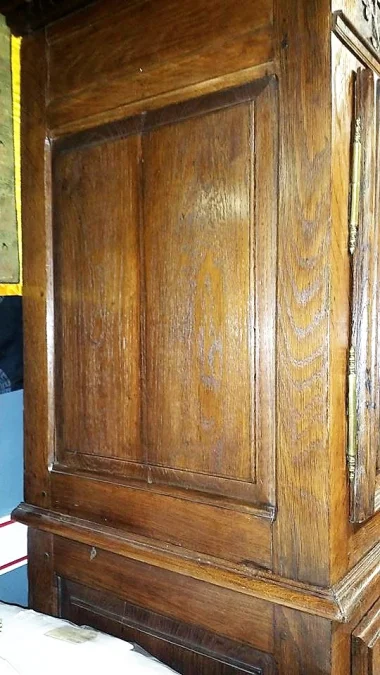 buffet deux corps en chêne 5 portes 19ème