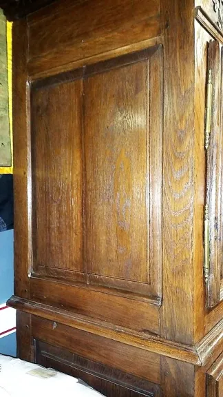 buffet deux corps en chêne 5 portes 19ème