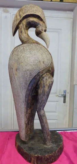 Sculpture Africaine d'un oiseau en bois début XXème