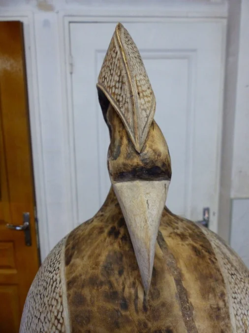 Sculpture Africaine d'un oiseau en bois début XXème