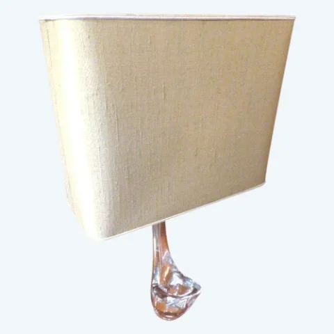 lampe en cristal signé Schneider france année 60