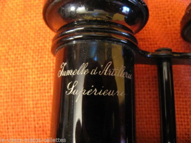 Jumelle militaire d'artillerie supérieur avec ça boite  fabrication par Duval Ainé a Annecy