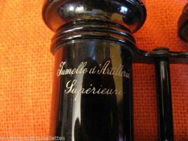 Jumelle militaire d'artillerie supérieur avec ça boite  fabrication par Duval Ainé a Annecy