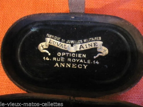 Jumelle militaire d'artillerie supérieur avec ça boite  fabrication par Duval Ainé a Annecy