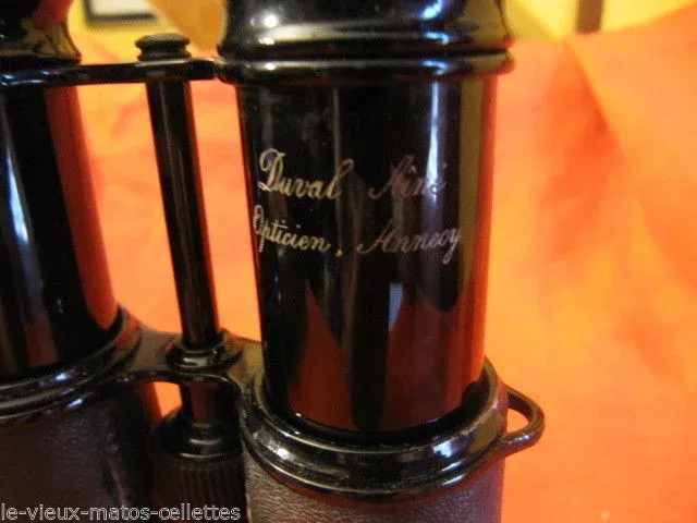 Jumelle militaire d'artillerie supérieur avec ça boite  fabrication par Duval Ainé a Annecy
