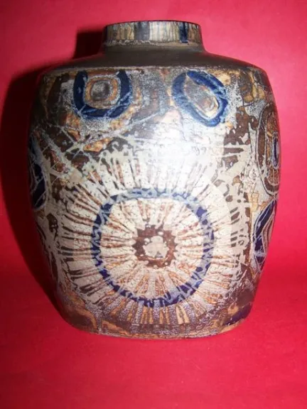 Vase art déco en grès de Royal Copenhague