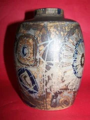 Vase art déco en grès de Royal Copenhague