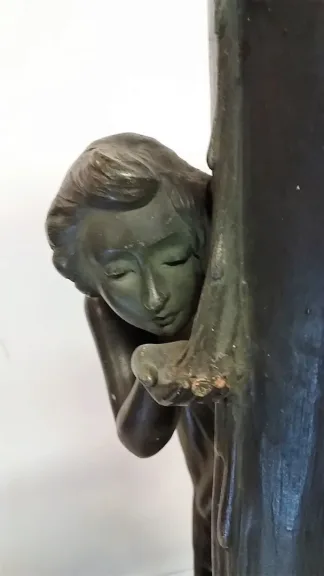 Grand Vase Terre Cuite Art Nouveau Aristide De Ranieri