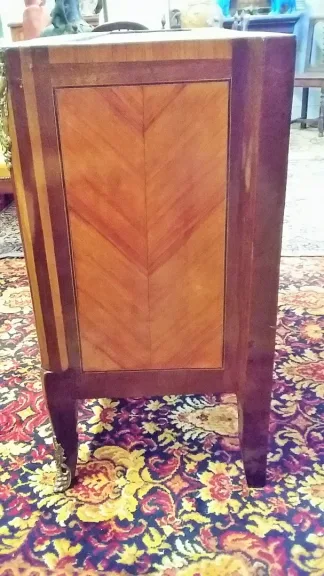 Commode De Style Transition En Marqueterie époque milieu XIXème
