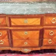 Commode De Style Transition En Marqueterie époque milieu XIXème