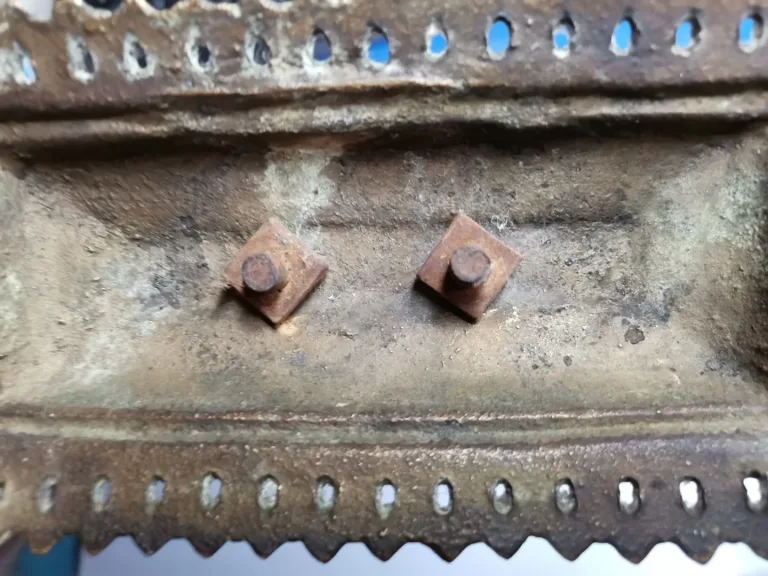 Porte montre en bronze thème militaire début 20ème