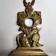 Porte montre en bronze thème militaire début 20ème