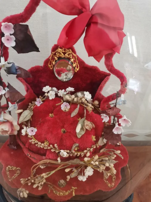 Corbeille ou globe de mariage  début 20ème