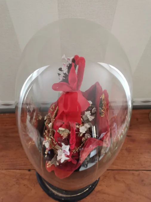 Corbeille ou globe de mariage  début 20ème
