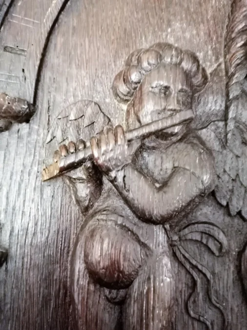 17th CENTURY OAK PANEL