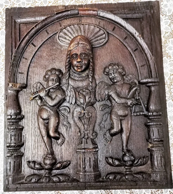 17th CENTURY OAK PANEL
