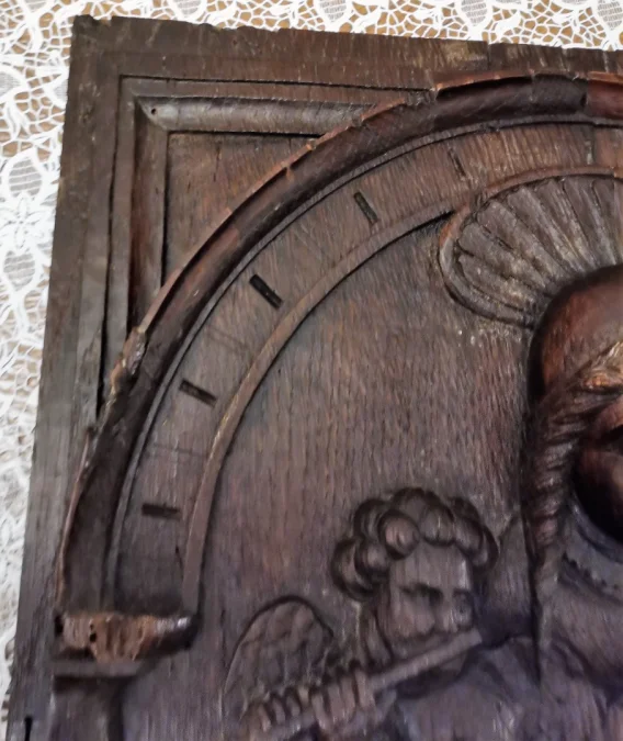 17th CENTURY OAK PANEL