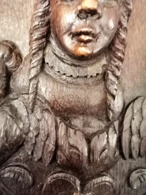 17th CENTURY OAK PANEL