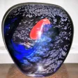 Vase en Cristal Contemporain  Biot Signe Manon Daté 1991