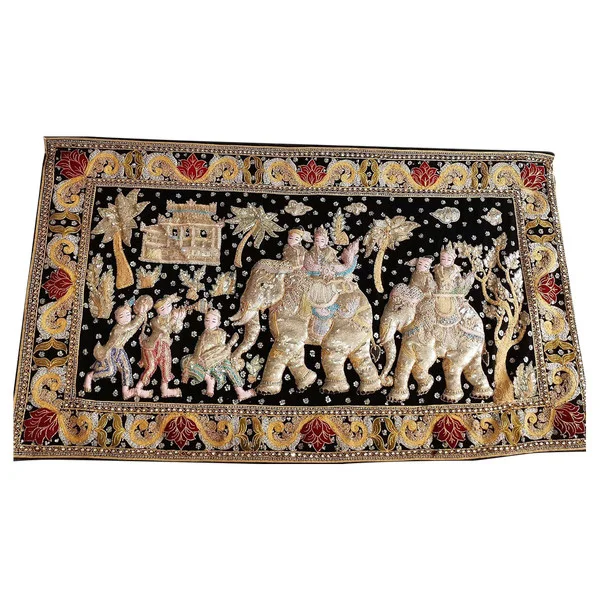 BURMESE  "KALAGA"  TAPESTRY