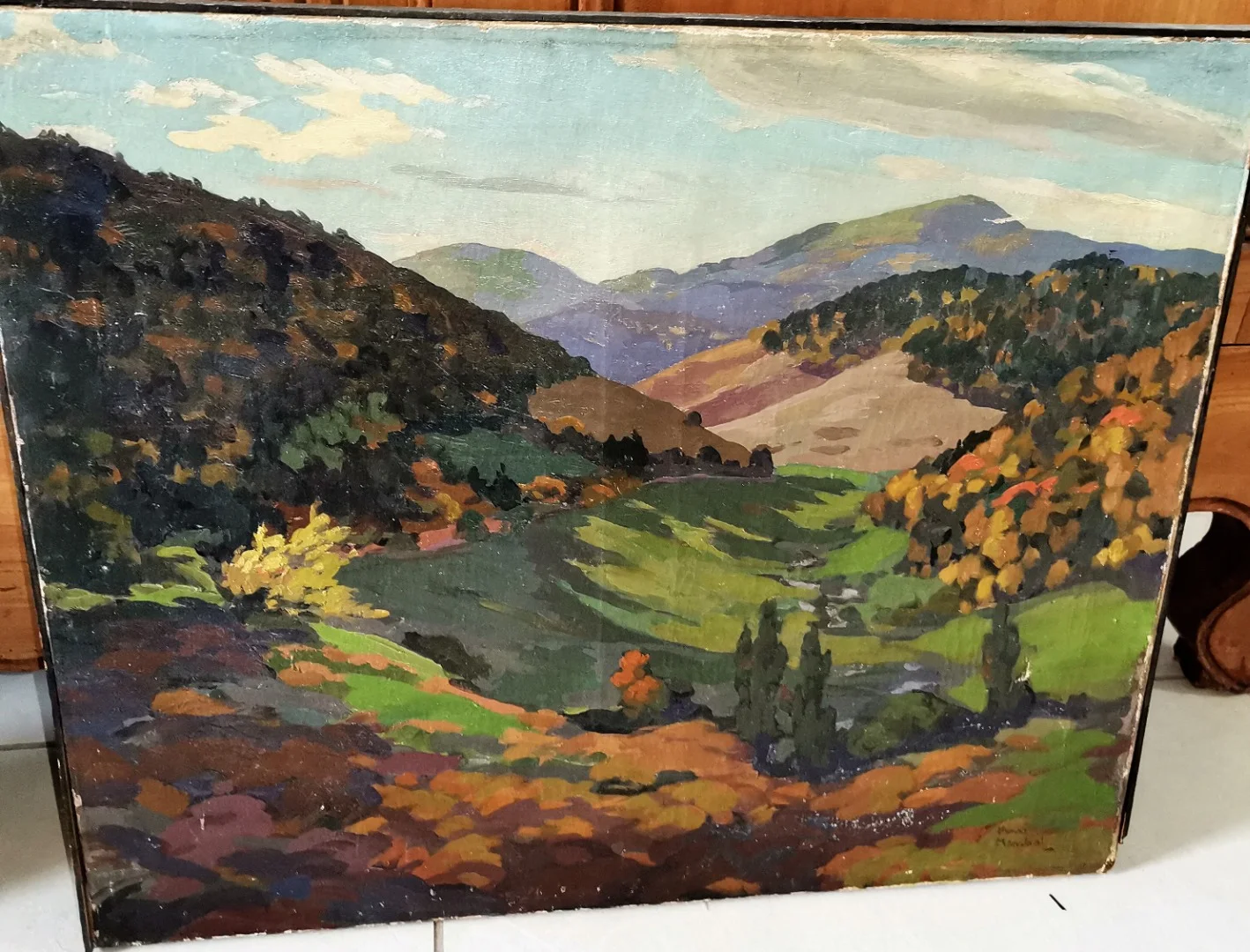 OIL ON CANVAS signed by Henri MARCHAL (Nancy, 1878-1942)