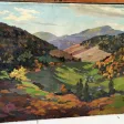 Tableau huile sur toile paysage montagne signée Henri MARCHAL (Nancy, 1878-1942)