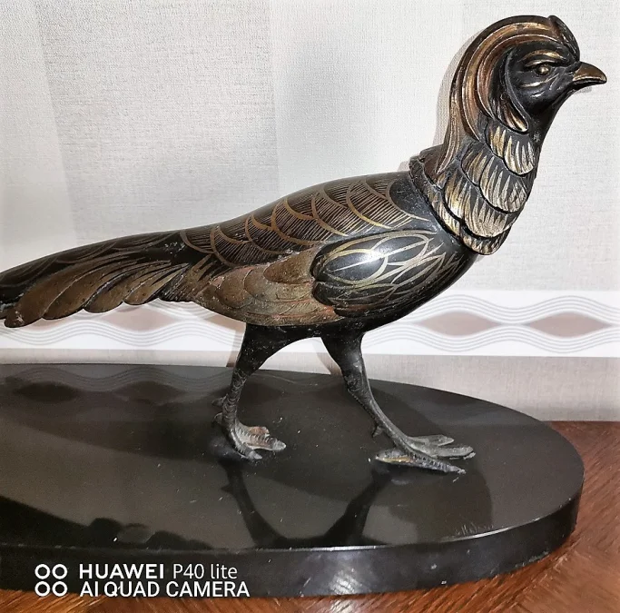 ART DECO PERIOD PHEASANT