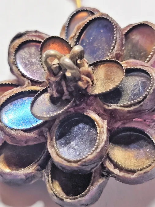Broche ou épingle a foulard attribué a Line Vautrin fantaisie art déco