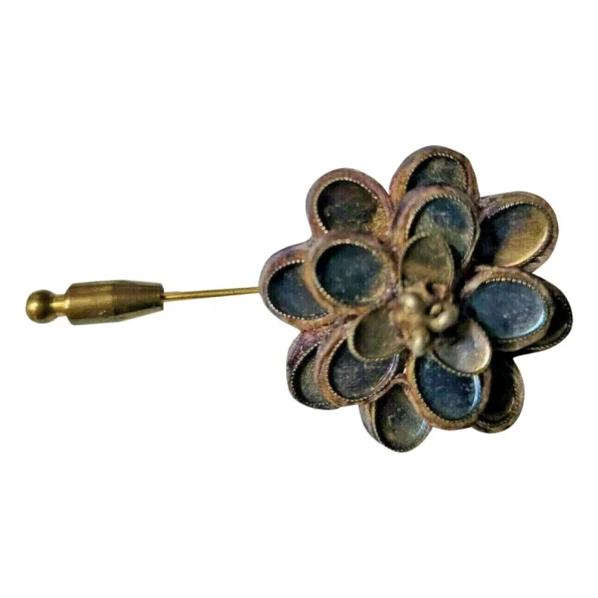 Broche ou épingle a foulard attribué a Line Vautrin fantaisie art déco